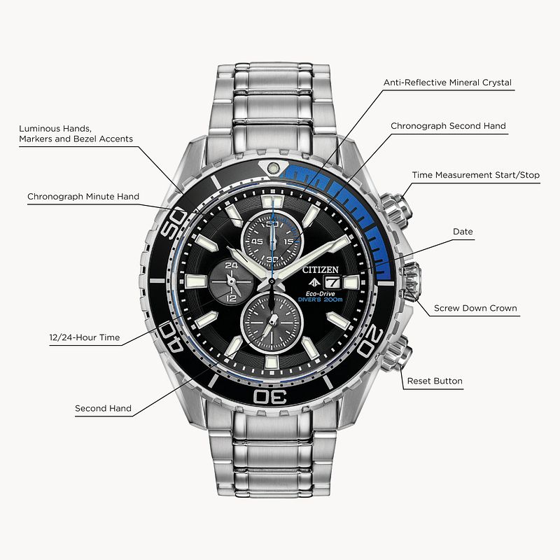 Citizen promaster chrono diver hotsell